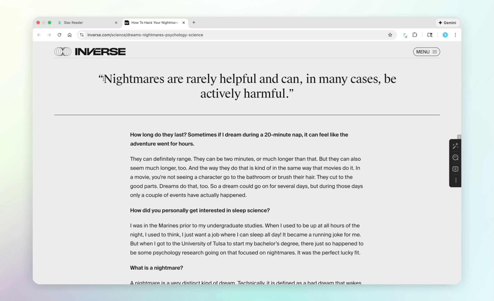 Slax reader Highlight and comment directly on original web pages